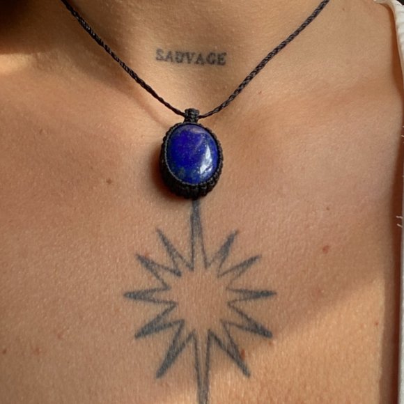 Collier artisanal fait à la main - Lapis Lazuli - Picture 2 of 3